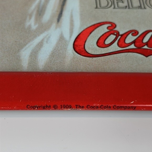 Vintage 1971 Coca-Cola Tray 1909 Hamilton King Portrait - Picture 7 of 9